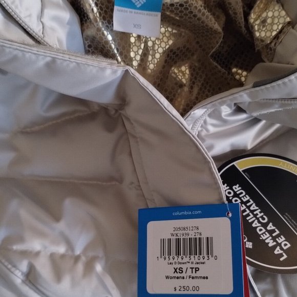 NWT Columbia Women's Lay D Down III Jacket, Size XS - Picture 10 of 10